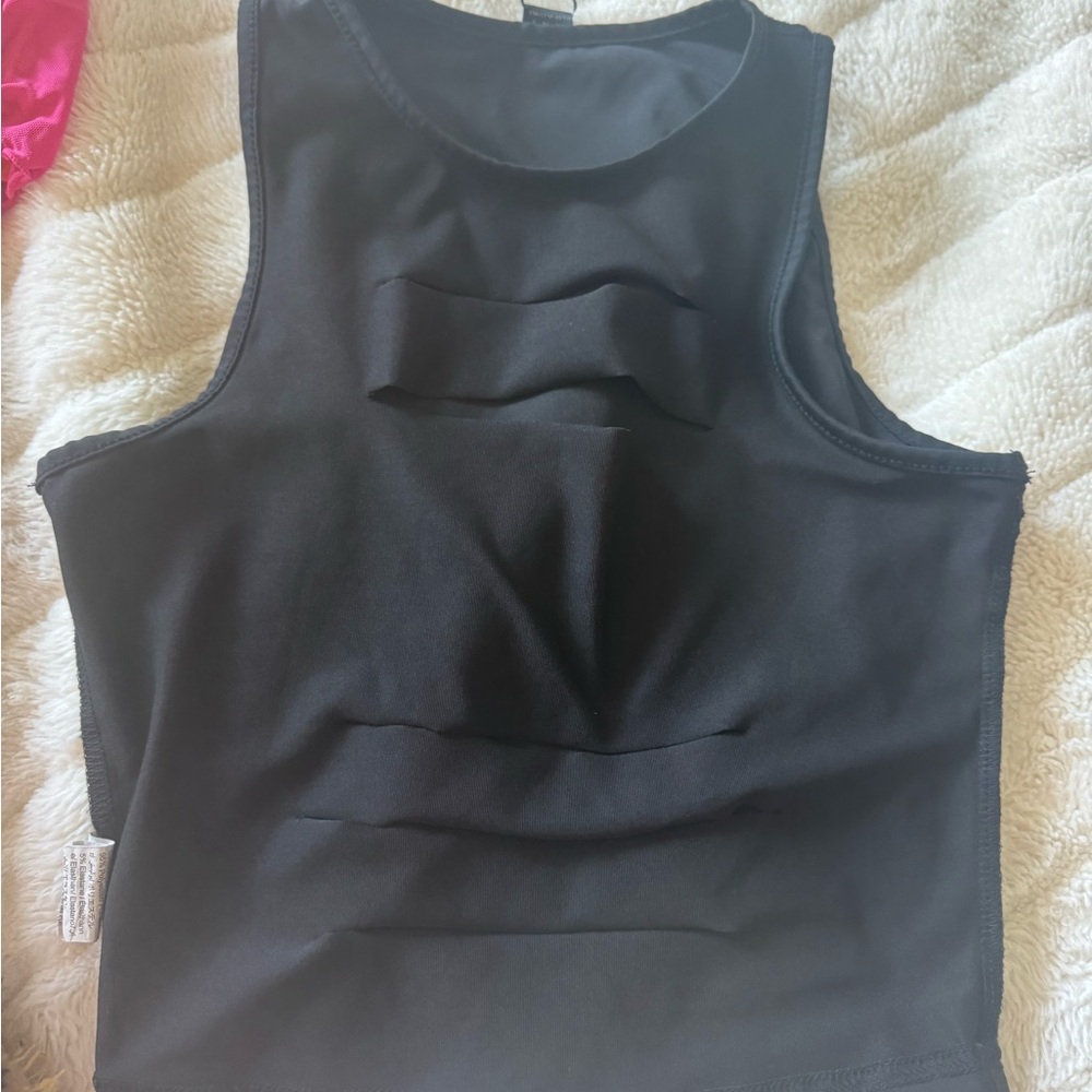 Black Cut Out Top